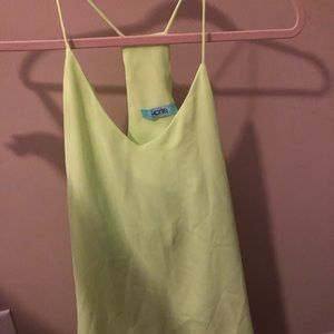 Karlie bright green halter tank